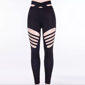 BNWOT Sexy cut out leggings